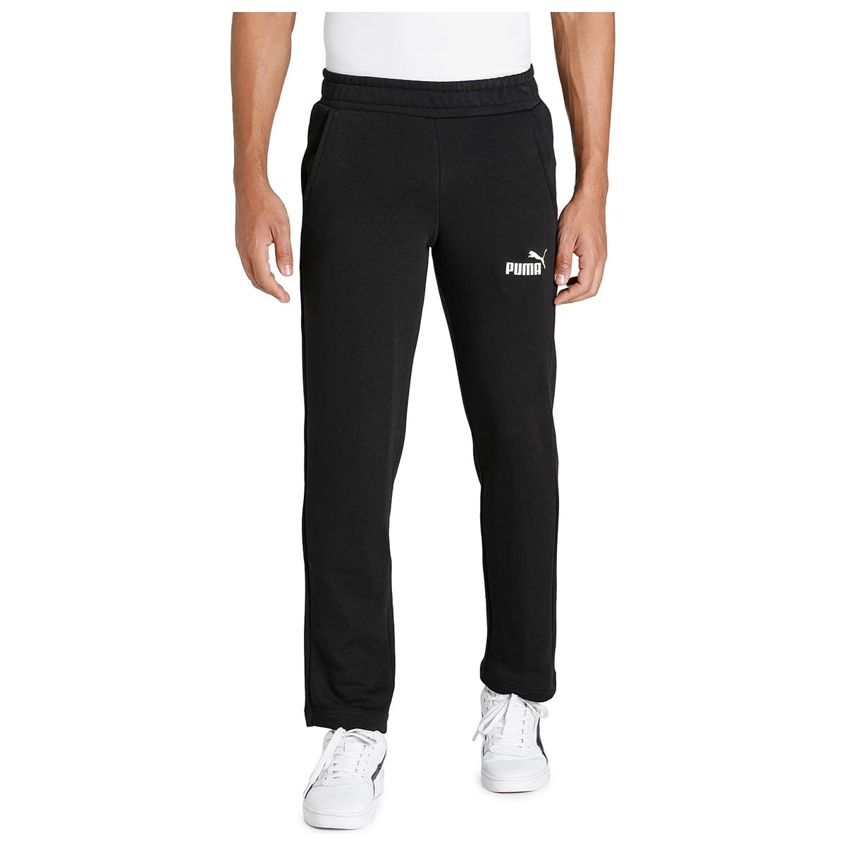 PUMA Men ESS Logo Pants TR OP Black