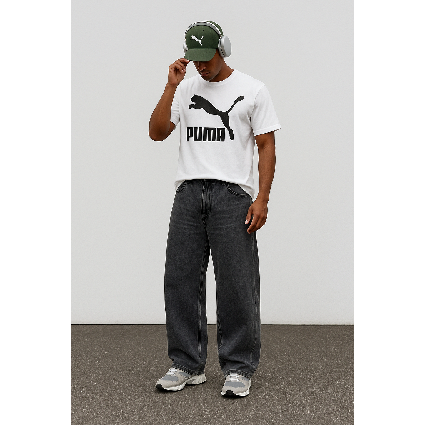 PUMA Cloud Pack Graphic Tee White