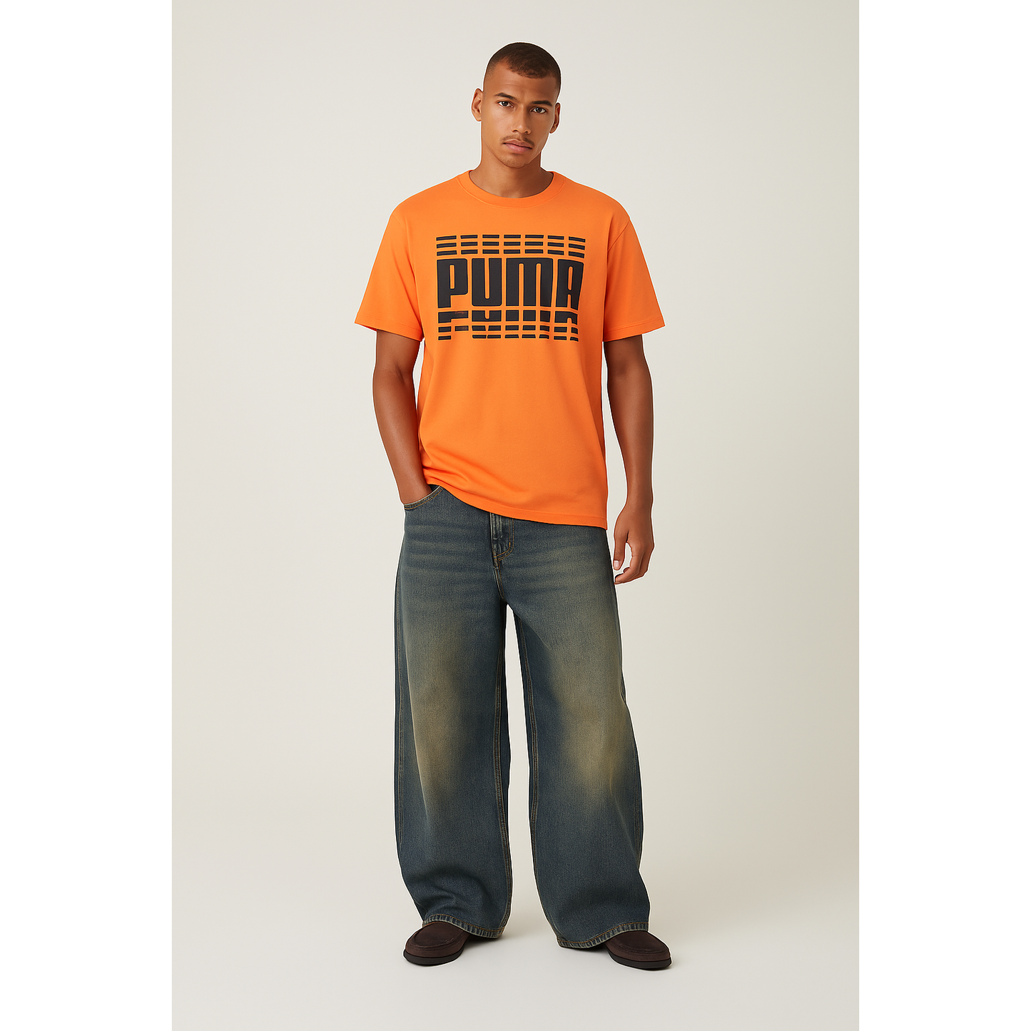 PUMA Rebel Bold Tee Jaffa orange
