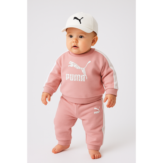 PUMA Minicats T7 Crew Jogger FL Bridal Rose