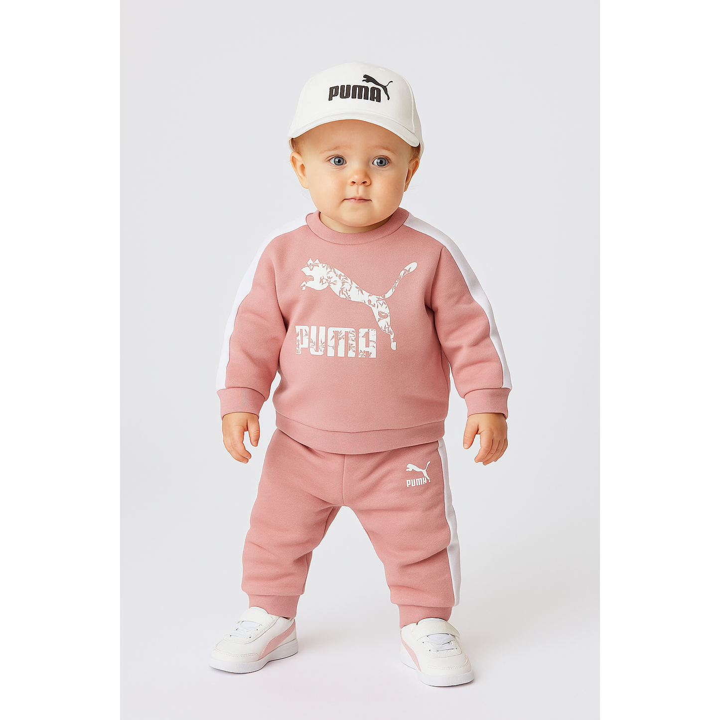 PUMA Minicats T7 Crew Jogger FL Bridal Rose