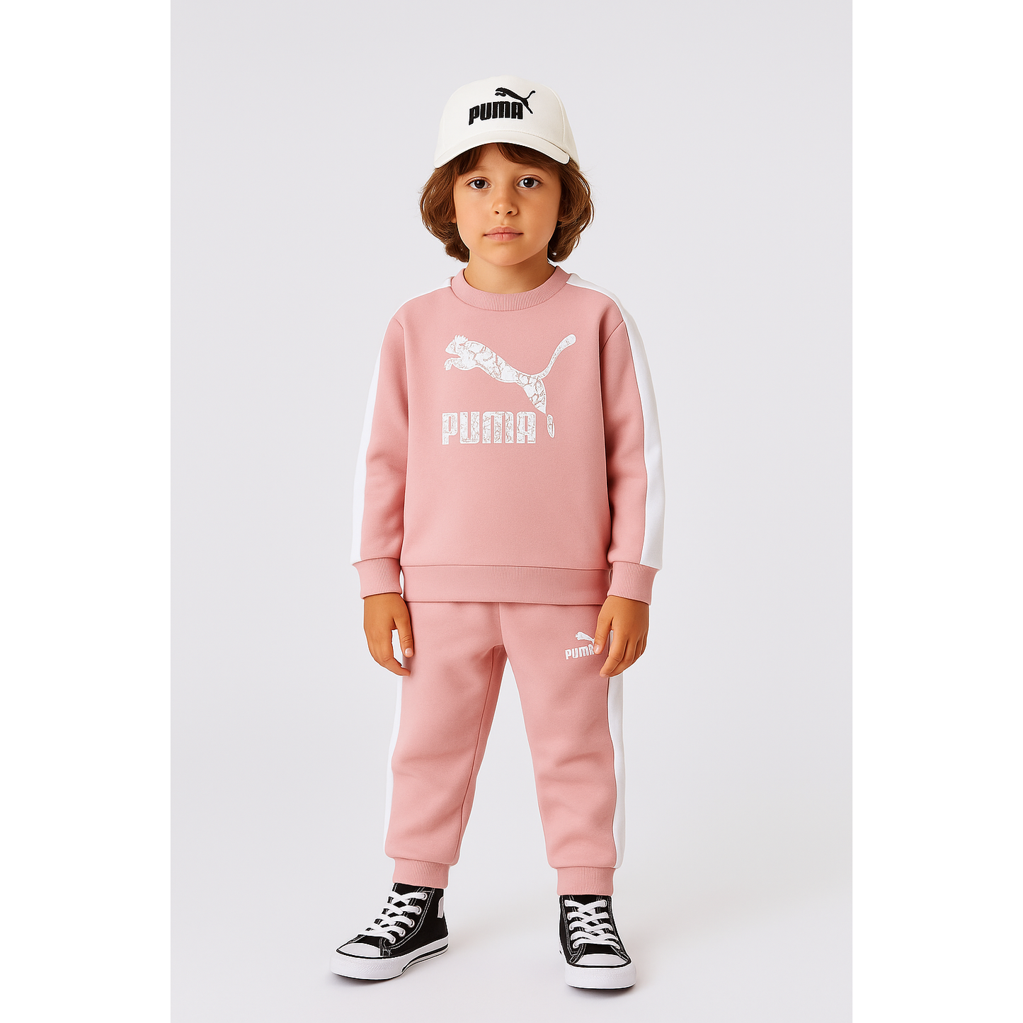 PUMA Minicats T7 Crew Jogger FL Bridal Rose