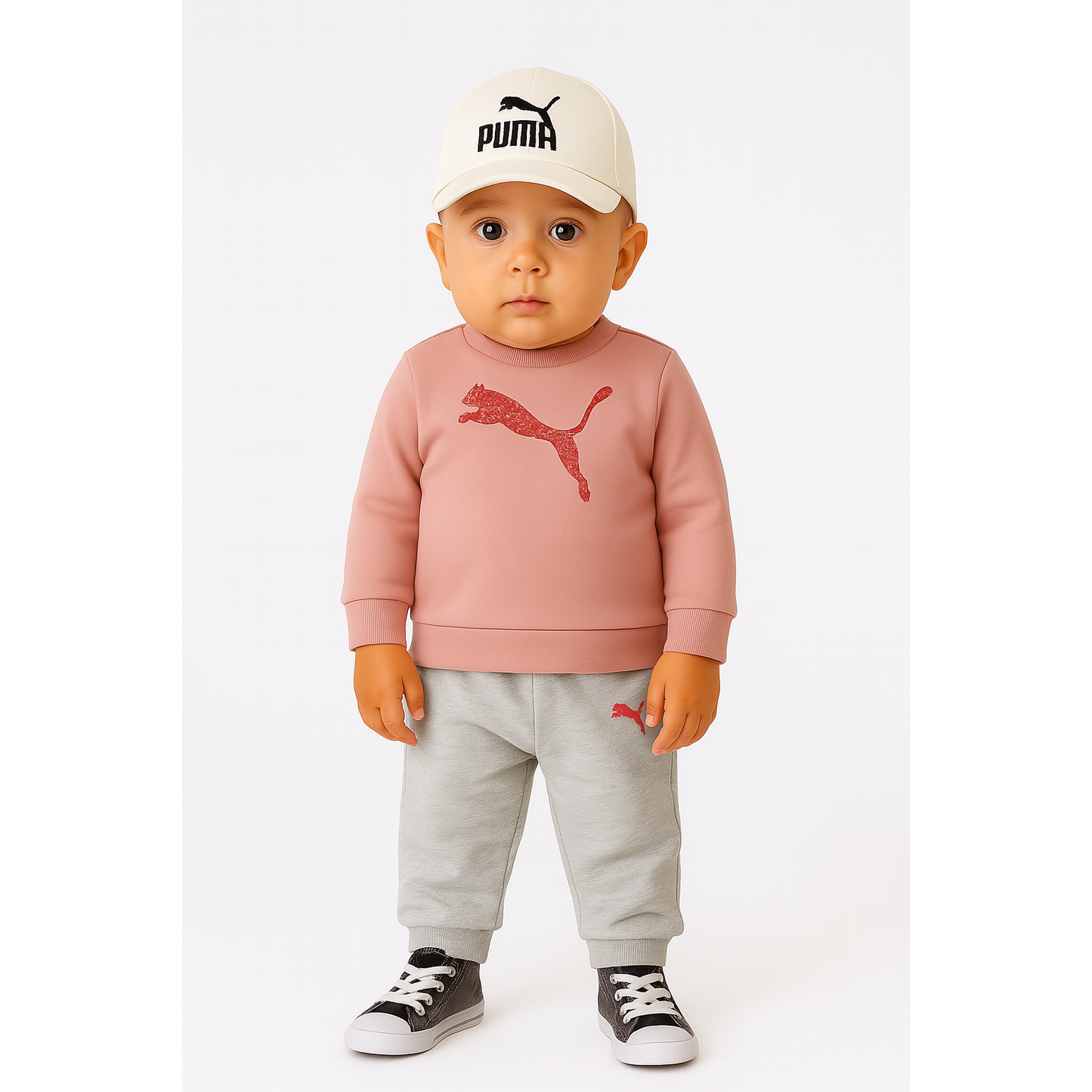 PUMA Minicats Babies' Jogger Set Bridal Rose