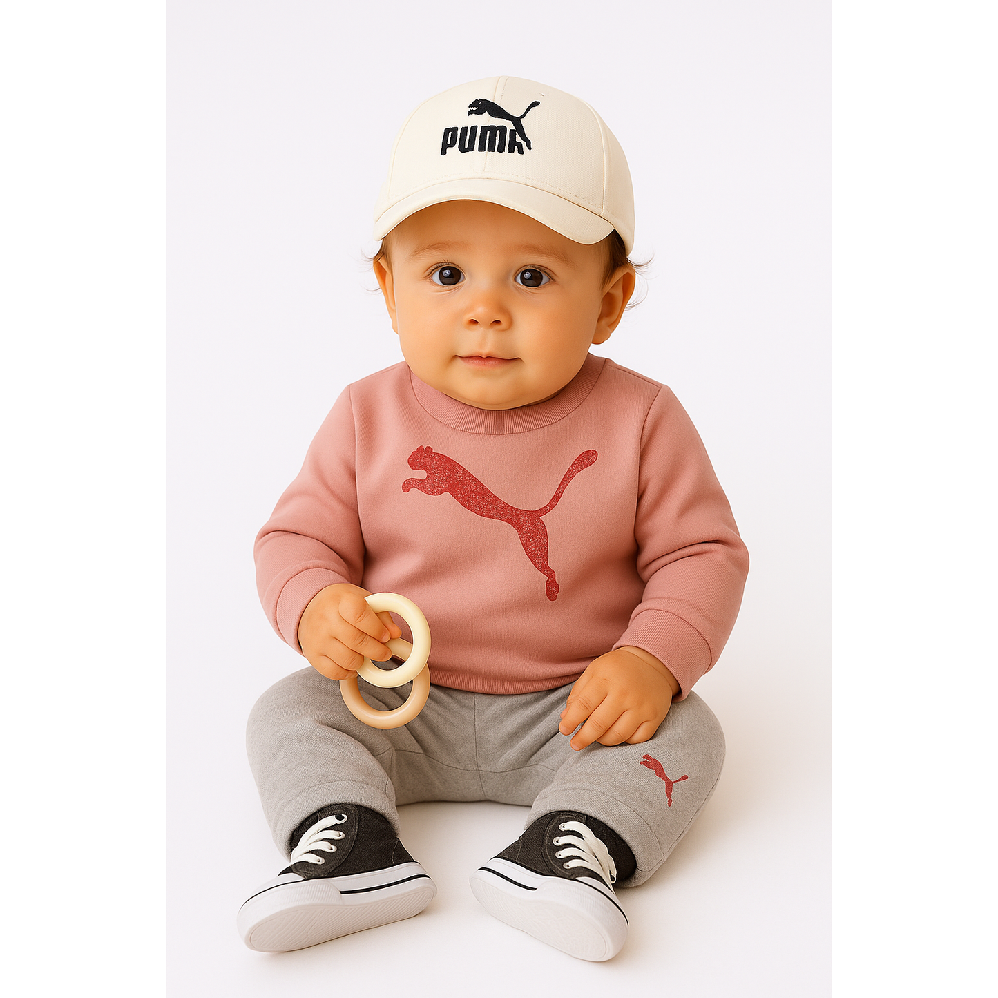 PUMA Minicats Babies' Jogger Set Bridal Rose